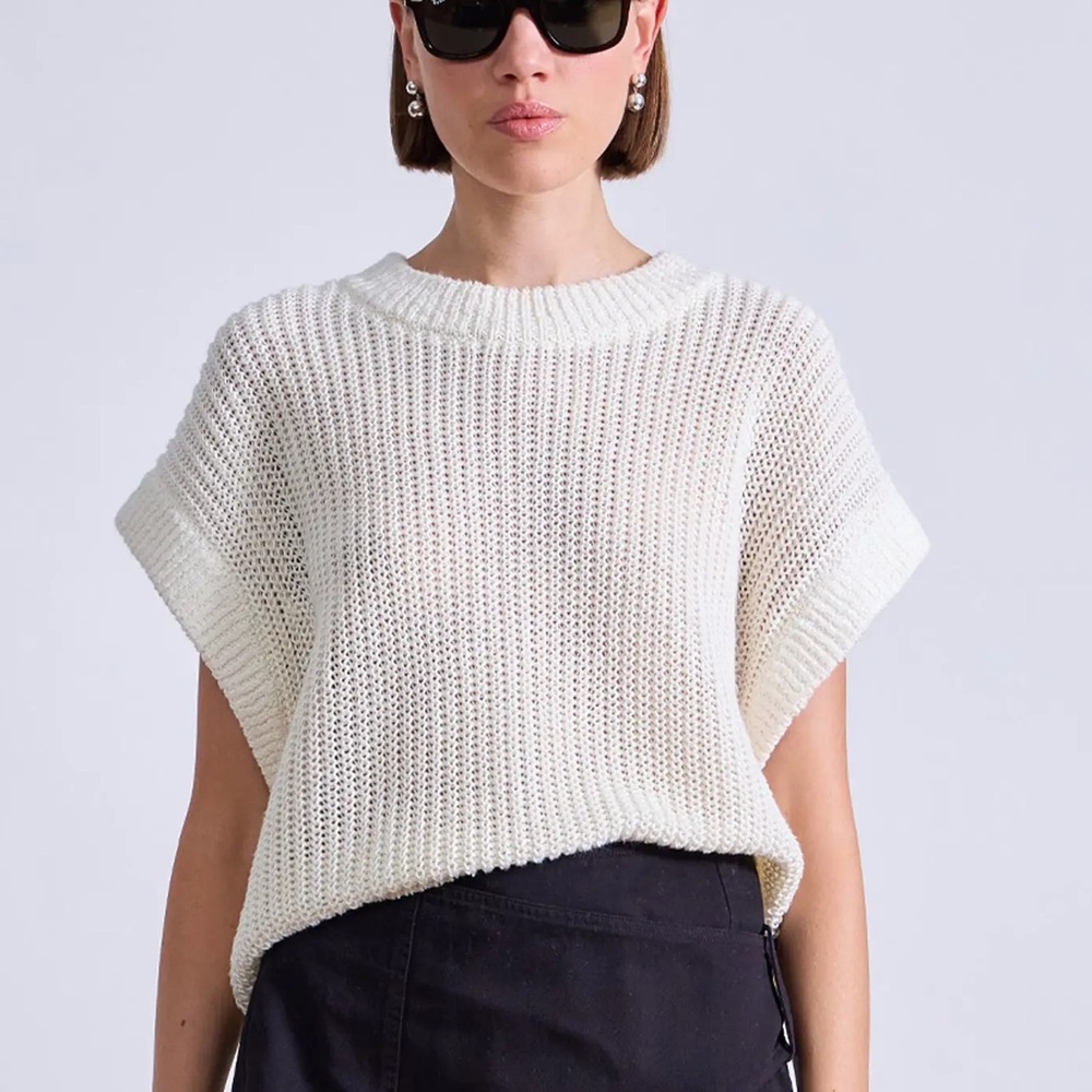 NWT Apiece Apart Linen Oliva Vest